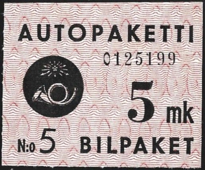 1949 AP 2 Y punainen 5 mk vesilei III ** LaPe AP 2 Y c W III