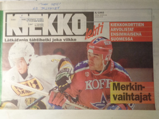 Kiekkolehti Nro 6/1993 (3.12)