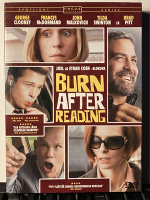 BURN AFTER READING, DVD, Coen, Pitt, McDormand, Malkovich