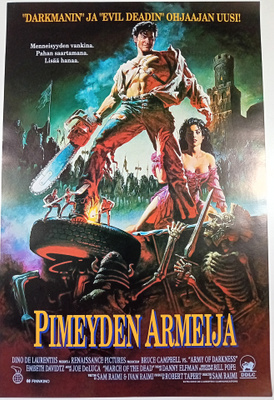 Army of Darkness - Pimeyden Armeija elokuvajuliste