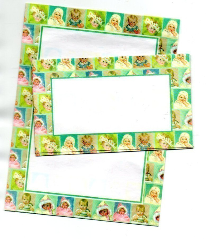 °°BABY´S WORLD°° -KIRJEPAPERIT & KUORET SETTI /(Nro 2)