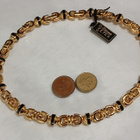 Upea 21k kullattu Kanadalainen kaulakoru Gold plated - pikkukuva 3