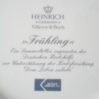 Villeroy & Boch posliini seinä- keräilylautanen kevät Ø 25cm - pikkukuva 4