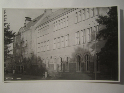 VANHA Postikortti Kotka 1950-l Alkup.Mallikappale