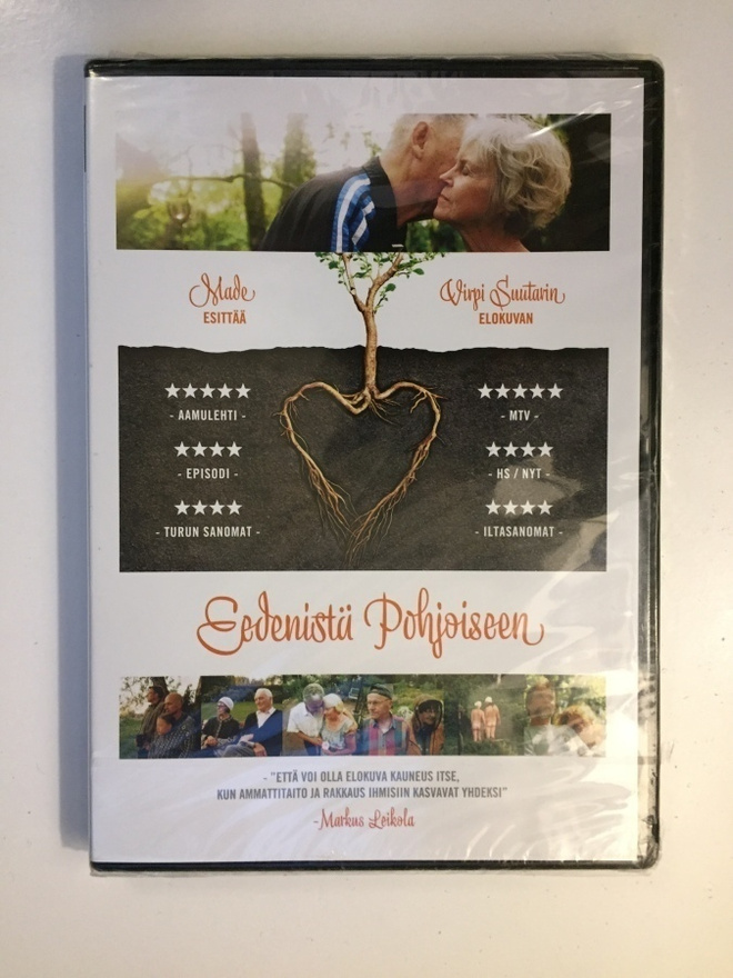 Eedenistä Pohjoiseen (DVD) Seija Airamo ja Erkki Broman UUSI