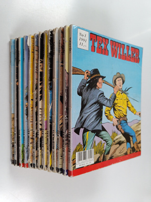 Tex Willer vuosikerta 1991 (puuttuu nrot 3, 10 ja 12)