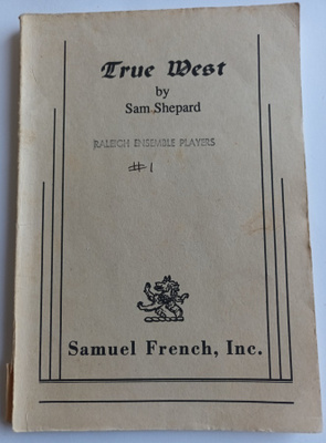 Sam Shepard: True West, Samuel French inc. 1981