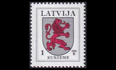 Latvia 371C_V ** Käyttösarja vaakuna 1 S -99 (1994)