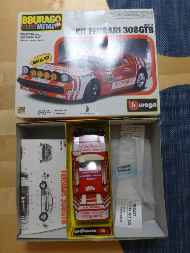 Bburago Ferrari 308 GTB, burago 1:24