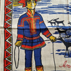 Tampella Lappi Design Pirkko Ropponen. Vintage pyyhe - pikkukuva 2