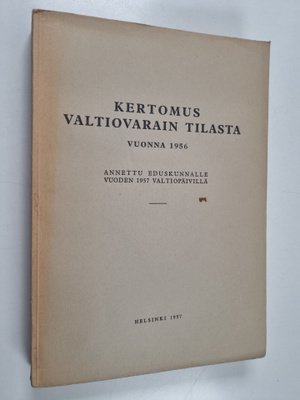 Kertomus valtiovarain tilasta vuonna 1956