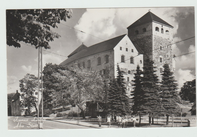 Turun LInna - Åbo Slott,  tältä kanttilta  (T)