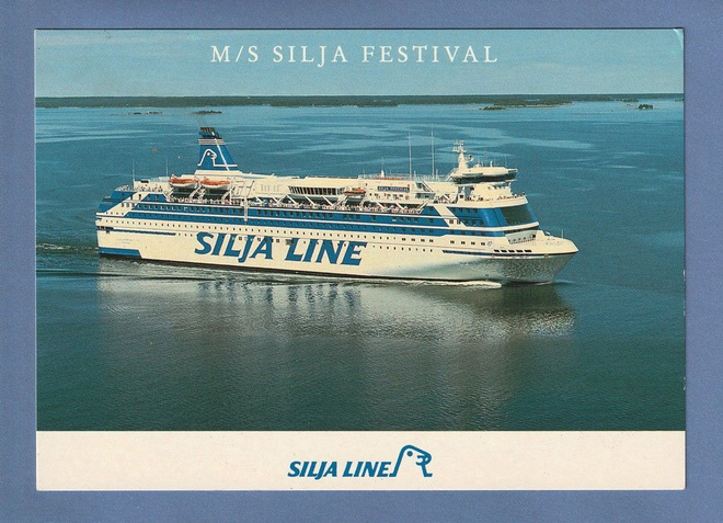Postikortti: M/S Silja Festival