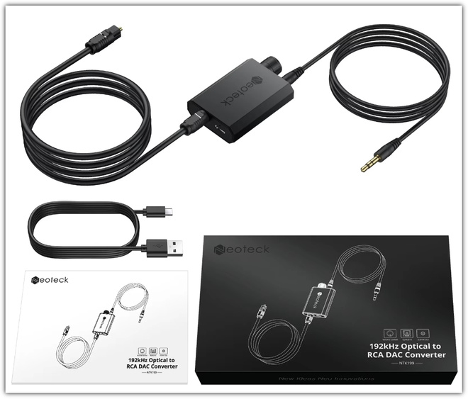 Neoteck DAC – 192kHz digitaalinen audiomuunnin #30612