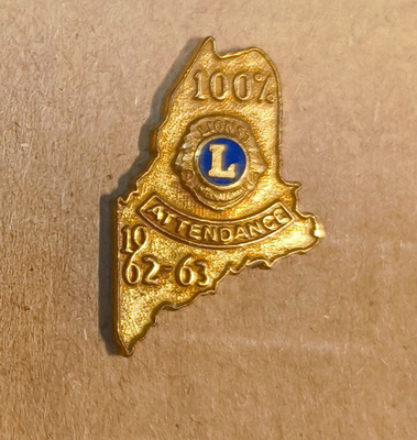 Lions club -Pinssi, Mainen osavaltio