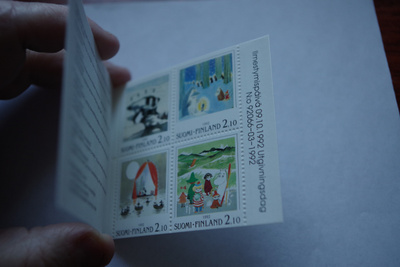 Postituore Muumi-vihko Nordia 1993 näyttely 1992 V17**
