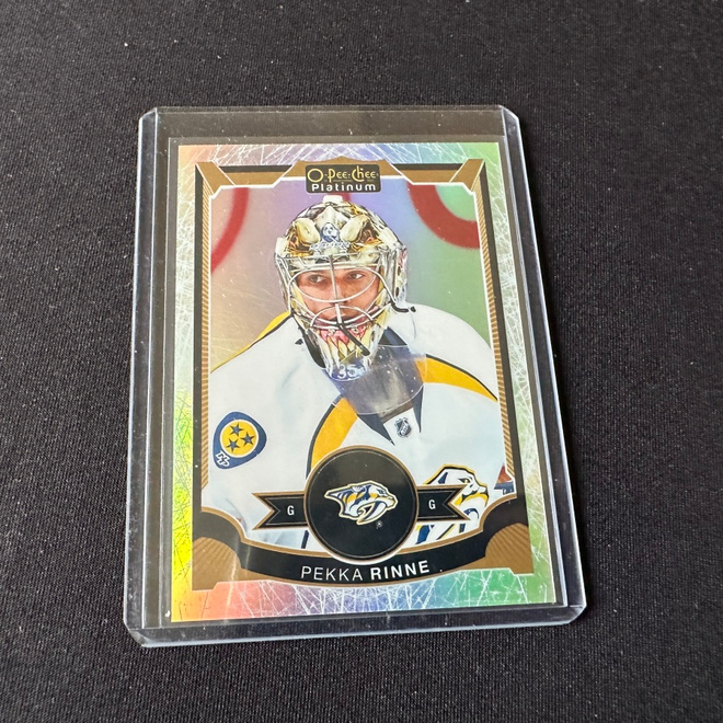 15-16 Pekka Rinne O-Pee-Chee Platinum White Ice /199