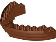 [ LEGO Parts ] Merirosvolaivan keula (ruskea 64645)
