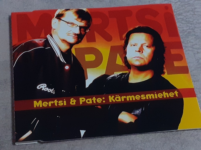 Mertsi & Pate - Kärmesmiehet (CD) KUIN UUSI!! Mustajärvi