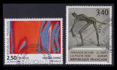 Ranska 2943-4 o Europa nykytaide (1993)