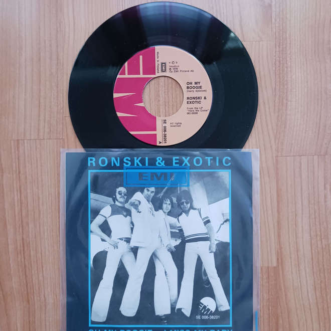 Ronski & Exotic – Oh My Boogie 7" ps -76 Rock'n'Roll mint!!!