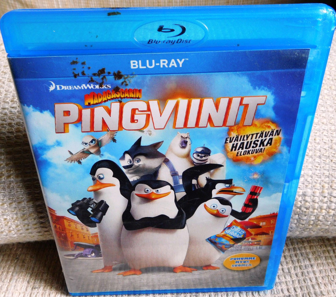 Madagascarin Pingviinit Blu-ray