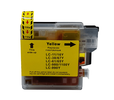 Brother LC980Y mustekasetti, keltainen – tarvike, premium