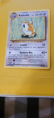 Raticate (EVO 67) XY Evolutions CCG RARE card