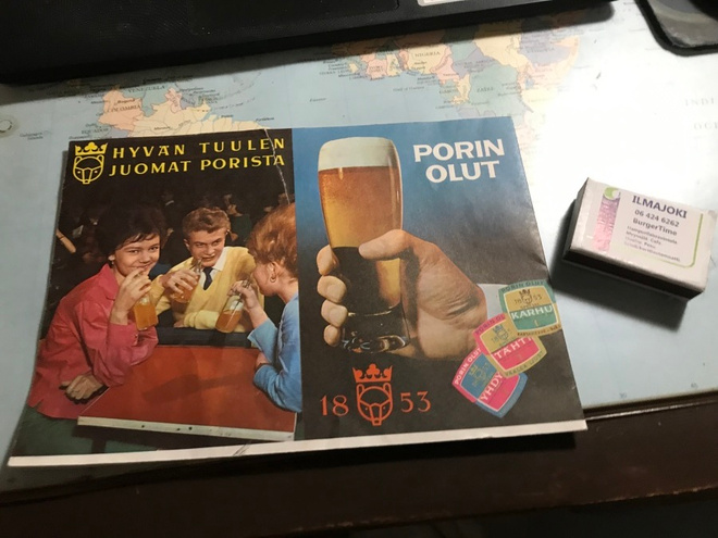 Porin Oluen mainos