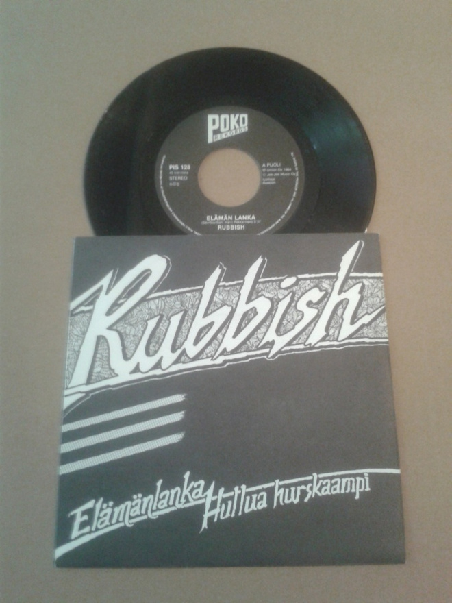 Rubbish : Elämänlanka 7" ps uusi aalto