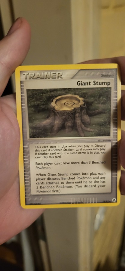 Giant Stump (LM 75) EX Legend Maker - Singles card