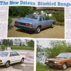 1981 Datsun Bluebird Coupe SSS jne esite - KUIN UUSI 12 siv - pikkukuva 2