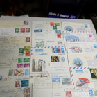 Ulkolaisia postituskuoria ja kortteja kulkeneita merkkein - pikkukuva 2