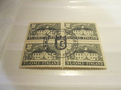 1946 porvoon 600 vuotisjuhla 5 mk sarja neliö