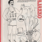 Koululainen n:o 10 1981 Paperinukke Pajazzo. Korvaamaton por - pikkukuva 5