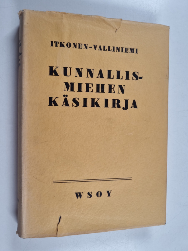 Rieti Itkonen : Kunnallismiehen käsikirja