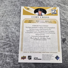Cory Cross 2020-21 SP Legends Auto - pikkukuva 2