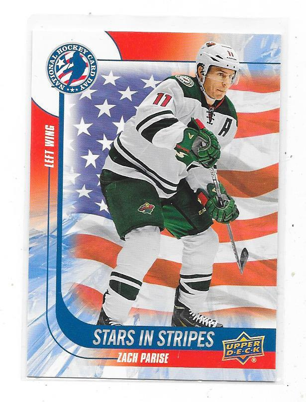 2015-16 UD National Card Day USA #3 Zach Parise