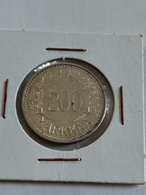 200 markkaa 1956, hopea