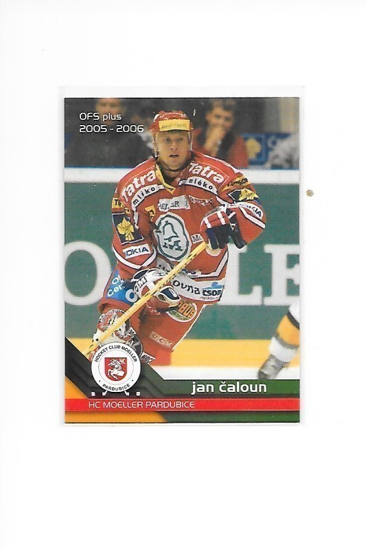 2005-06 OFS Plus #149 Jan Caloun Pardubice ex- HIFK