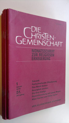 Die Christen-Gemeinschaft 1979 : Monatsschrift zur religi...