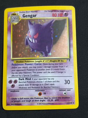 Gengar 11/110 Legendary Collection
