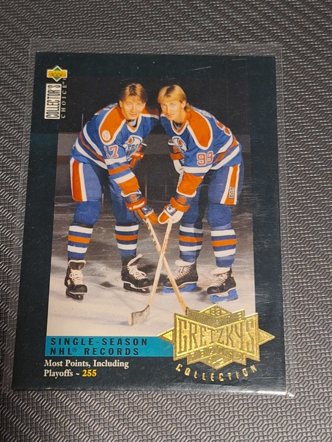 1995-96 Upper Deck UD Collectors Choice Gretzky Record