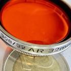 VANHA Suodatin Vogtländer 308/32 AR 32mm Or 5x LW-25 SIISTI - pikkukuva 2