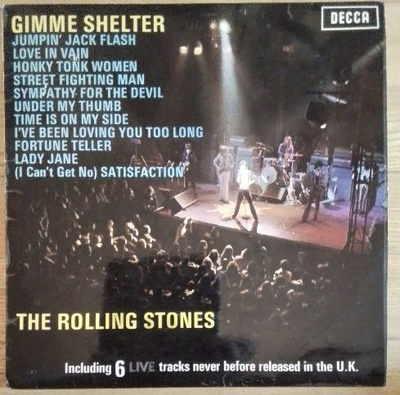 The Rolling Stones, Gimme shelter LP