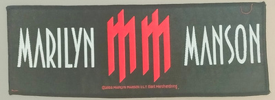 Marilyn Manson : Logo - selkälippu