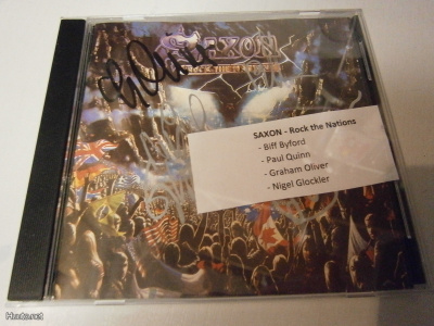 SAXON - ROCK THE NATIONS CD NELJÄLLÄ NIMMARILLA