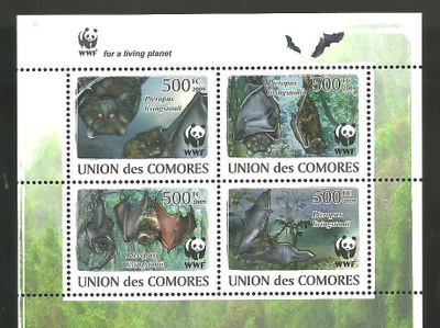 WWF-MERKIT lepakot blokki KOMORIT 2009 **