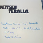 Matti Koskimaa : Veitsen terällä ( SIGNED) SIS POSTIKULU - pikkukuva 1