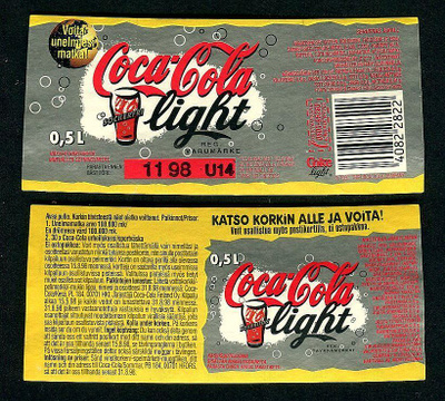 COCA-COLA light, voita unelma matka, 0.5 l
